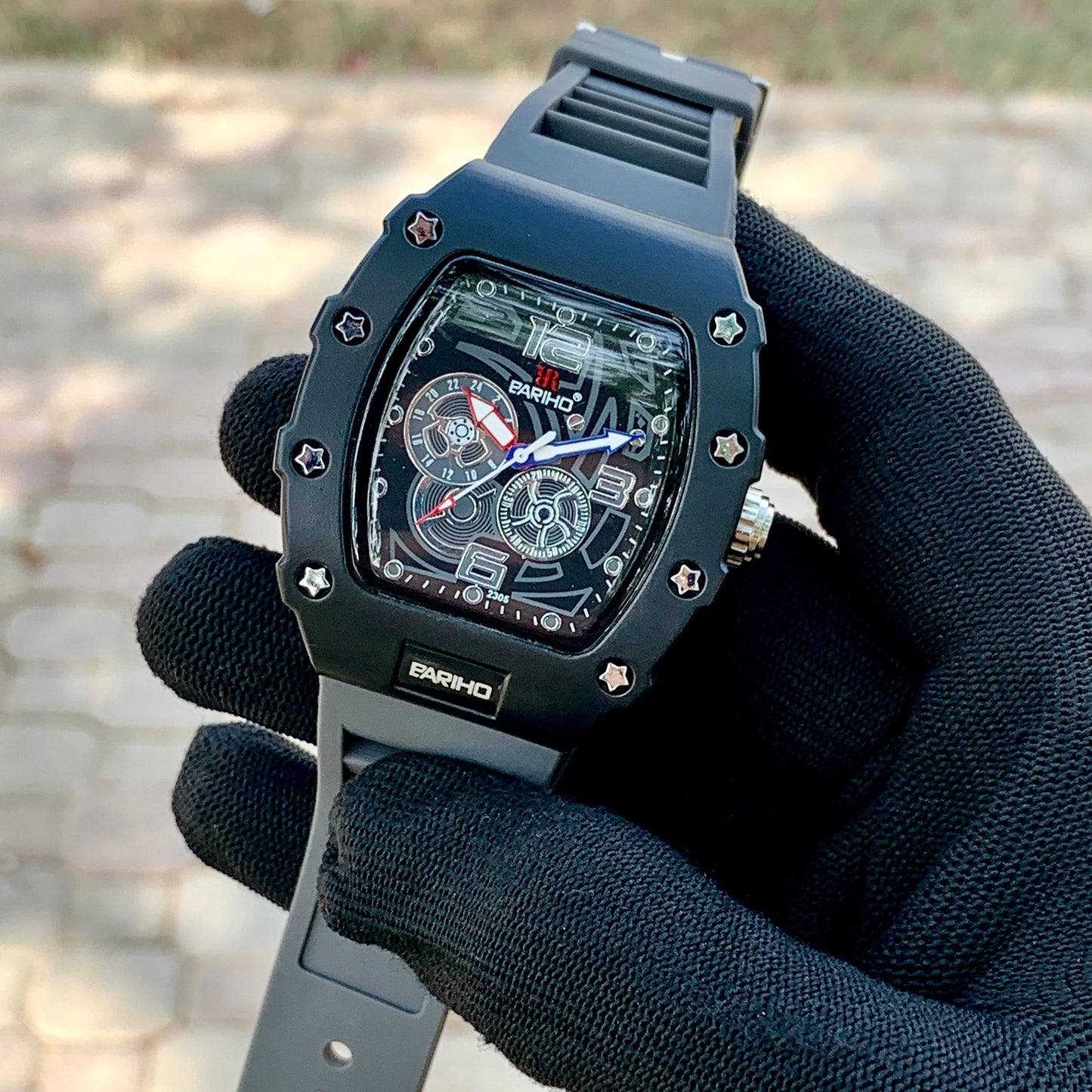 Bariho Men's Watch Grey Straps