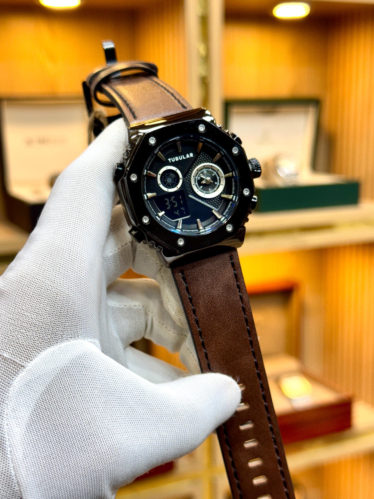Tubular Original Analog Digital Watch